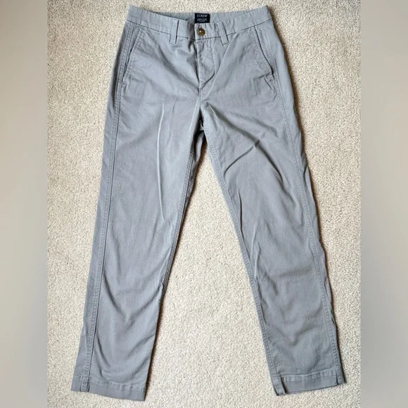 J. Crew Factory High Rise Girlfriend Chino Pants Bundle Straight Leg Size 0 - Picture 2 of 13